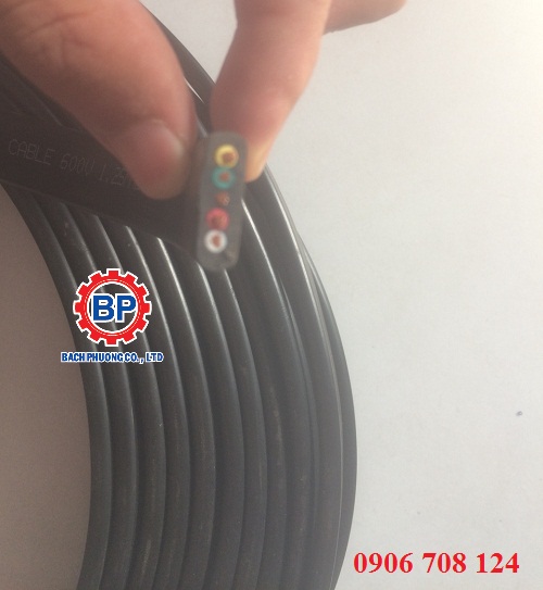 dây cáp điện dẹt 5cx1.25 mm
