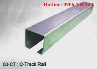 Rail C-track cáp dẹt cầu trục